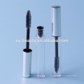 5ml mascara eyelash brush transparent tube with shiny silver plating cap